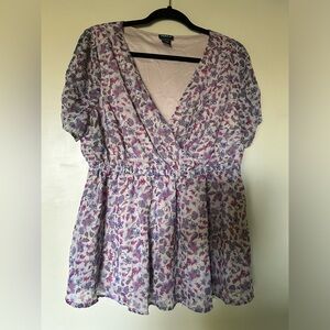 Torrid Babydoll Shirt. Size 0X.